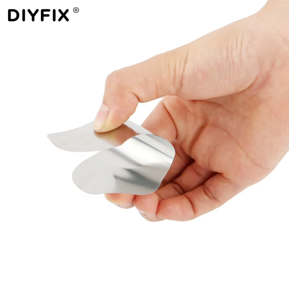 DIYFIX Ultra Thin Flexible Stainless Steel Pry Spudger Disassemble Card for iPhone iPad Samsung PADs Mobile Phone Repair Tool