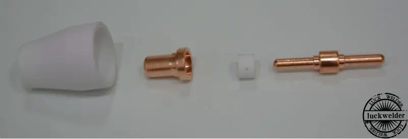 40Amp พลาสม่าตัดเซรามิค SHIELD ถ้วยสำหรับ CUT40D CUT50D PT-31 LG40 ไฟฉายปืน 20pcs