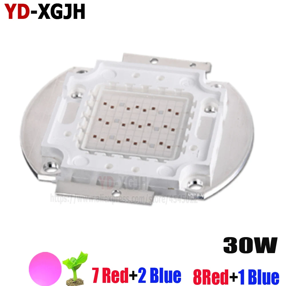 High power LED Grow Light For 30WRed and blue 440nm+660nm  succulent lamp fruit light Indoor garden