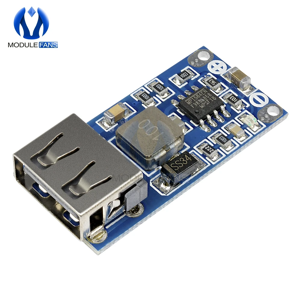 

DC-DC 9V 12V 24V to 5V 3A USB Voltage Regulator Module Step Down Converter Phone Charger Board Car Power Supply