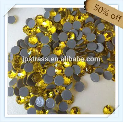 50%  off  strong gluesuper shiny  ss20 5mm CITRINE color  with  1440 pcs each pack ; for dancing dresses  free shipping