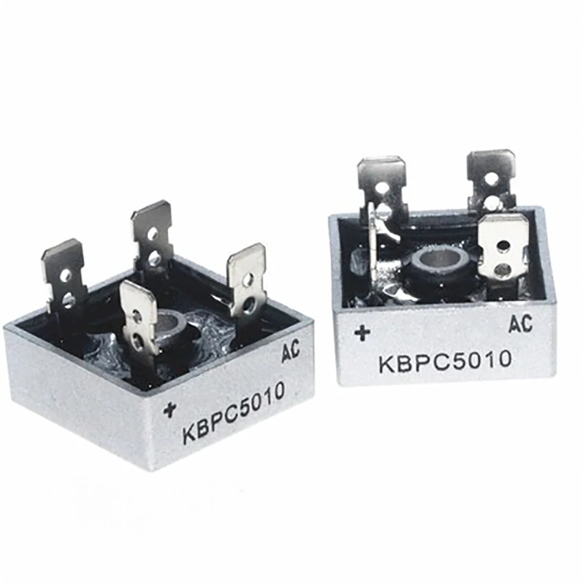 1PC KBPC5010 Bridge Rectifier Diode 50A 1000V KBPC Single Phase Full Wave Electronic Metal Case Diodes Bridge Rectifier