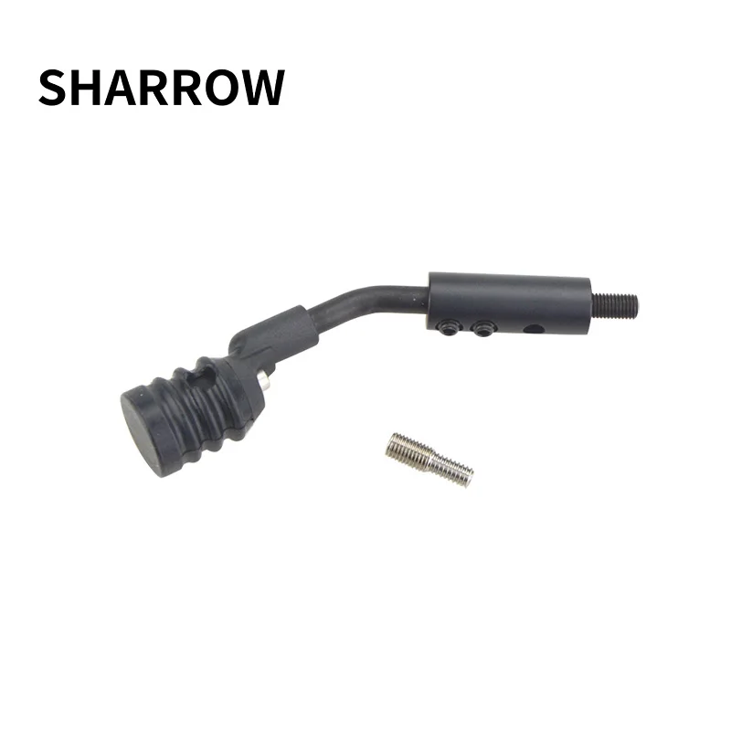 1PCS Black Plug Bracket Balance Aluminum Alloy Rubber Compound Stabilizer Compound Bow Accessories