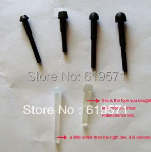 Hair scissors parts rubber bumpers multi-size stoppers