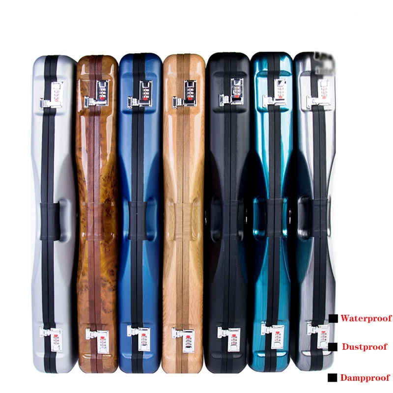 

WOLFIGHTER 4 Shafts 3 Butts Pool Cue Case High Density ABS Material Waterproof Dustproof Dampproof China