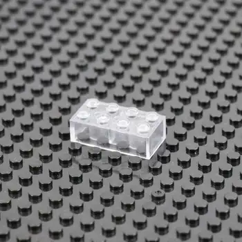 50克/包 MOC 透明積木模型零件 兒童益智學習玩具 2x4 2x2 1x1 10 最佳銷售 透明樂高 - №10