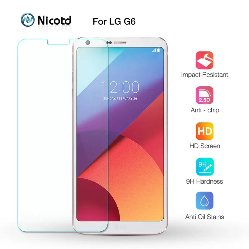 Tempered Glass for LG G6 Screen Protector 9H Phone Protection Film for LG G6 G6+ H870 H871 H872 H873 H870K LS993 US997 VS988