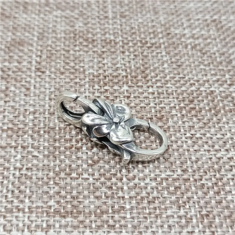 925 Sterling Silver Bowknot Bow Knot Lobster Claw Clasp for Bracelet Necklace