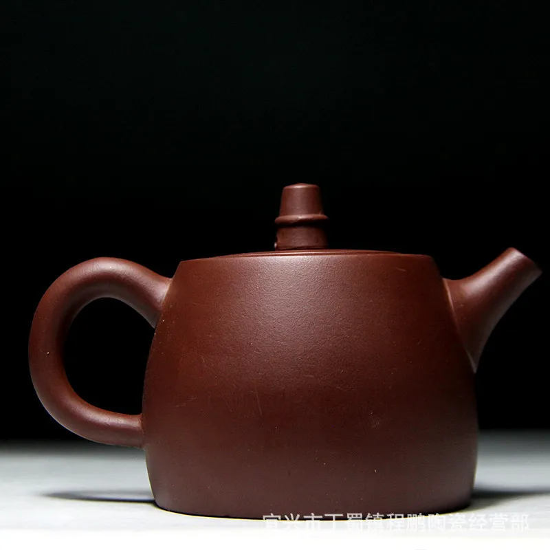 Yixing raw ore teapot Han duo purple clay teapot kettle 180ml pottery pot teaset  carve characters on sale