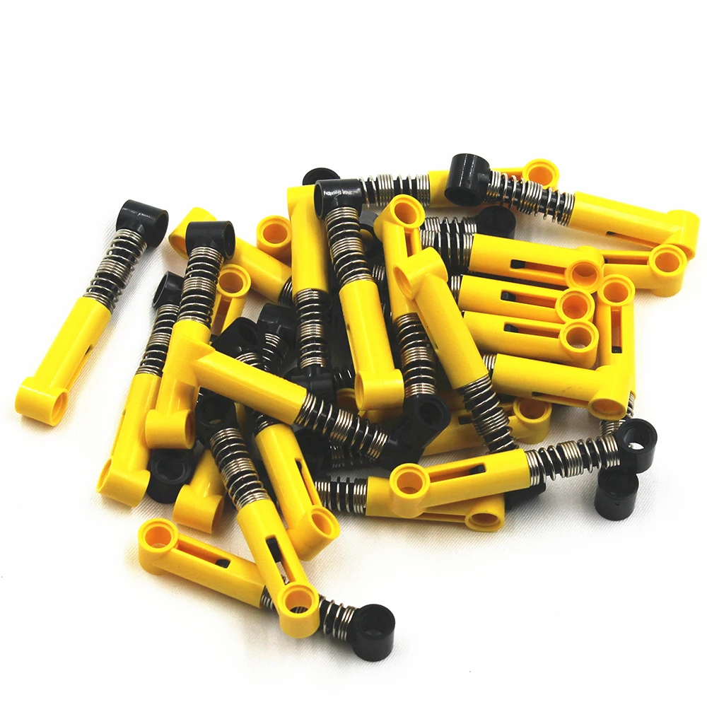 Self-Locking Technische Ziegel Stoßdämpfer 6,5 L (Weiche Frühling) 15 Teile/los kompatibel mit lego