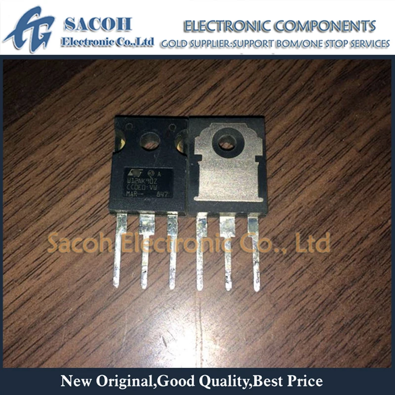 

Refurbished Original 10Pcs/Lot STW12NK90Z W12NK90Z W12NK90 OR STW12NK95Z W12NK95Z TO-247 12A 900V N-Ch Power MOSFET