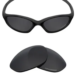 SNARK POLARIZED Resist SeaWater Replacement Lenses for Oakley Minute 2.0 Sunglasses Stealth Black