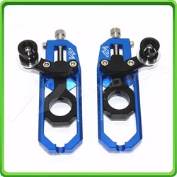 Aluminum motorcycle Chain Tensioner Adjuster with spool fit for YAMAHA R1 YZF R1 2015 2016 2017 YZF-R1 15 16 17 Blue & Black