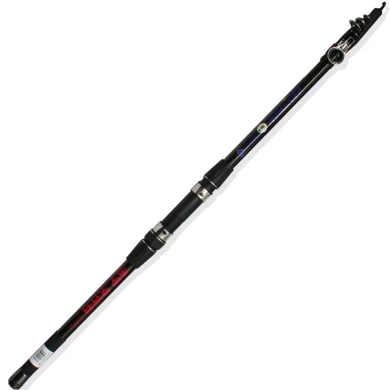 ANZHENJI 2017 Top New 4.2m 4.5m 5m Rock Lure Rod Adjustable Carbon Fiber Telecopic Spinning Rod Fishing Pole Hot