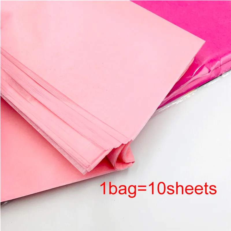 10 vellen 50*66 cm Tissue Papier DIY Handgemaakte Craft Papieren Bloemen Cadeau Verpakking Bruiloft Feestelijke & Party Thuis decoratie Benodigdheden