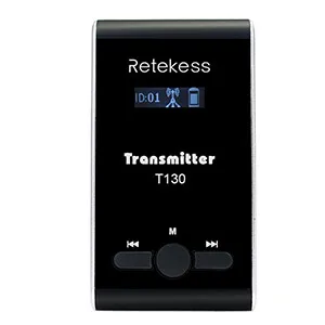 RETEKESS T130 T131 Tourguide-System, drahtloses Funkführungssystem, Audio-Guide, Mikrofon, Sender, Empfänger für Konferenzen, Besichtigungen, Tourismus – Detail 16