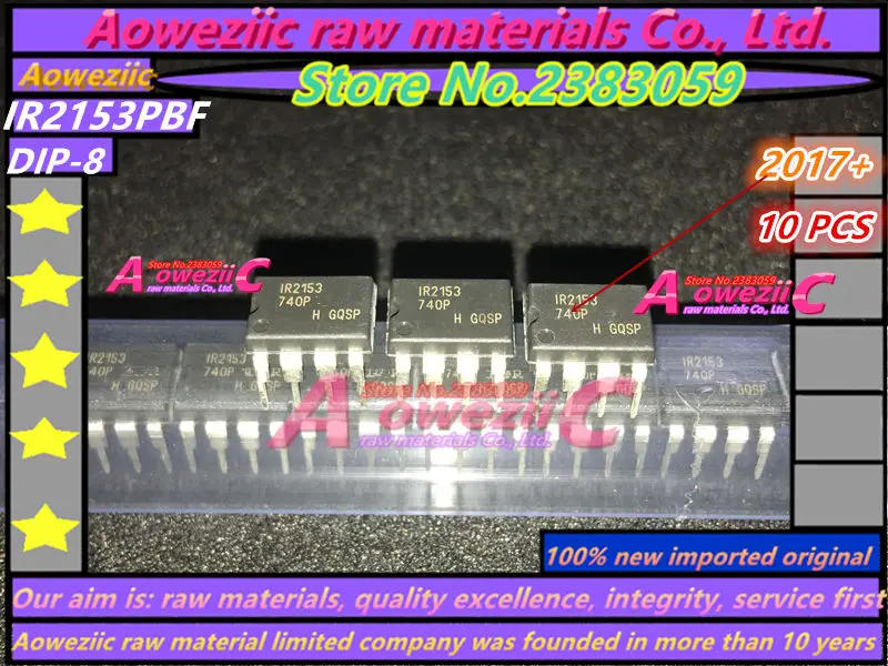 Aoweziic-Chip de unidad de puente IR2153STRPBF IR2153S SOP-8 IR2153PBF IR2153 DIP-8, Original, importado, 2021 + 100