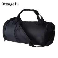 Waterproof Cylindrical Travel Bag Storage Bag Dry and Wet Separation Gym Bag Organizer Sports Outdoor Bag Storage Shoe Debris