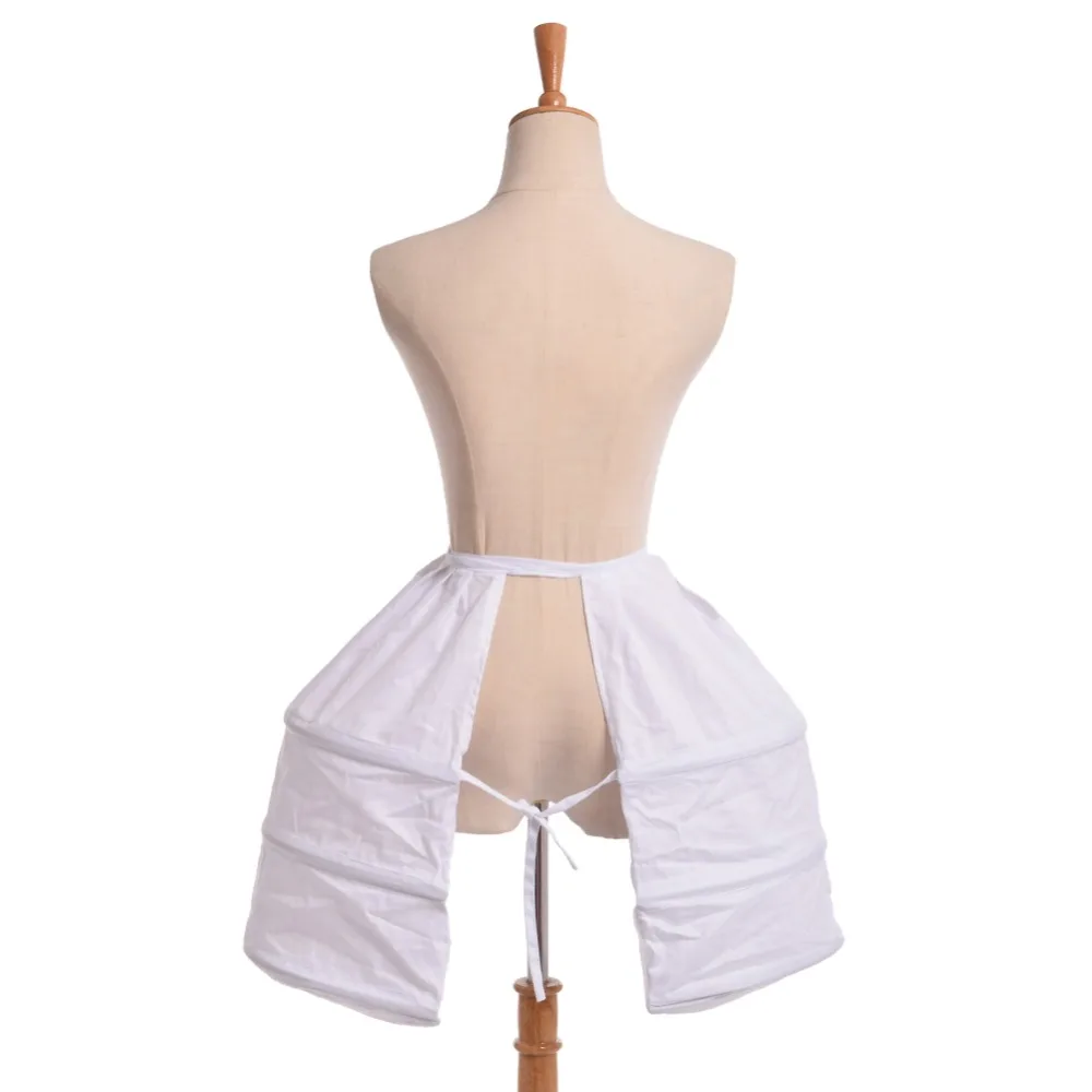 Enagua Medieval de crinolina para vestido rococó victoriano, ropa interior de fiesta, jupón, debajo de la falda, Pannier