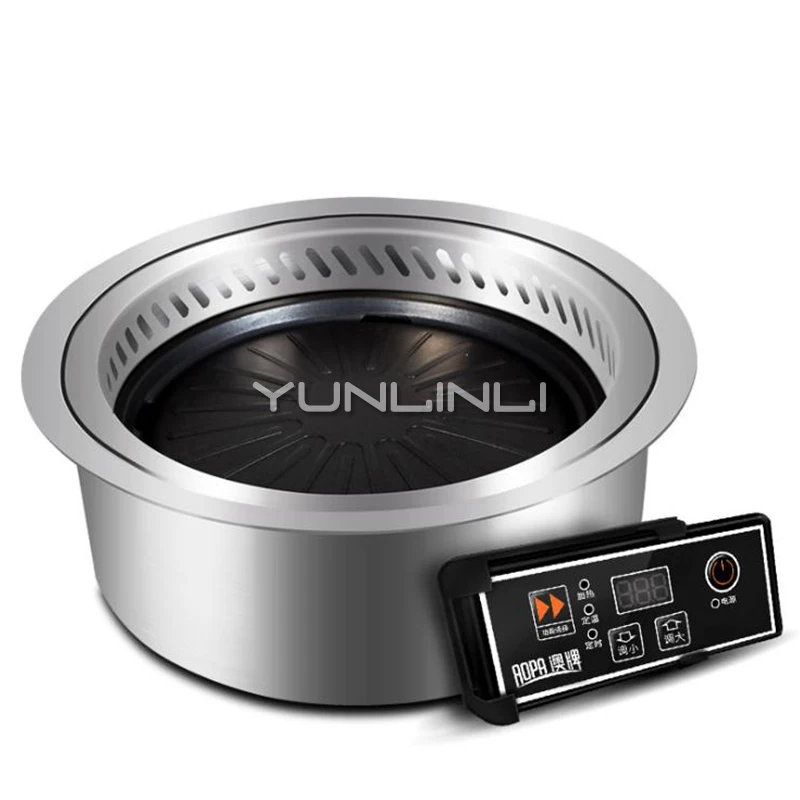 Senza fumo Grill Elettrico Domestico Commerciale A Raggi Infrarossi Coreano Non-Stick Barbecue Pan Per La Famiglia DT40