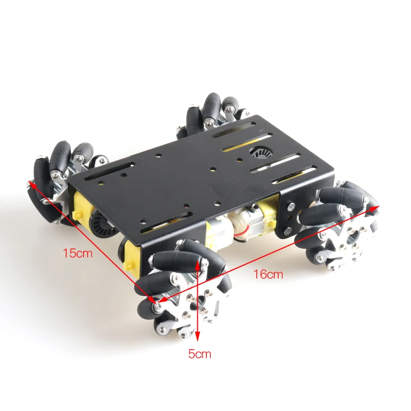 Mini Mecenum Wheel Robot Car Smart Car Chassis RC Toy with TT motor for Arduino DIY RC Toy Parts