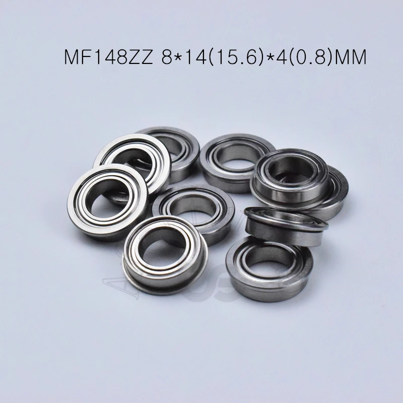 

MF148ZZ 8*14(15.6)*4(0.8)MM 10pieces MR148 F618/8ZZ bearing metal sealed free shipping ABEC-5 chrome steel bearings hardware