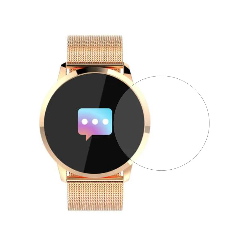 Smartwatch Tempered Glass Protective Film Ultra Clear Guard For Q8 Smart Watch Toughened LCD Display Screen Protector Cover