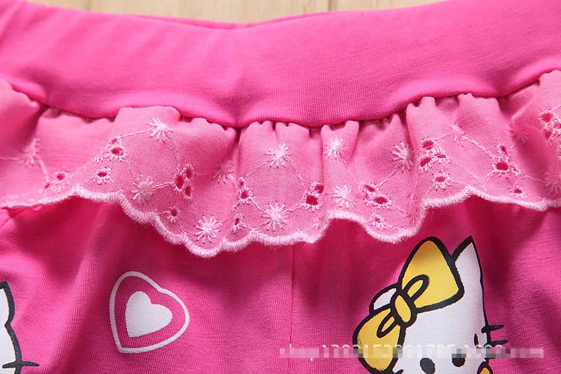 2022 girls Summer Short pants baby kids fashion  Casual pants Carton  Lace  flower  Print Shorts  beau loves