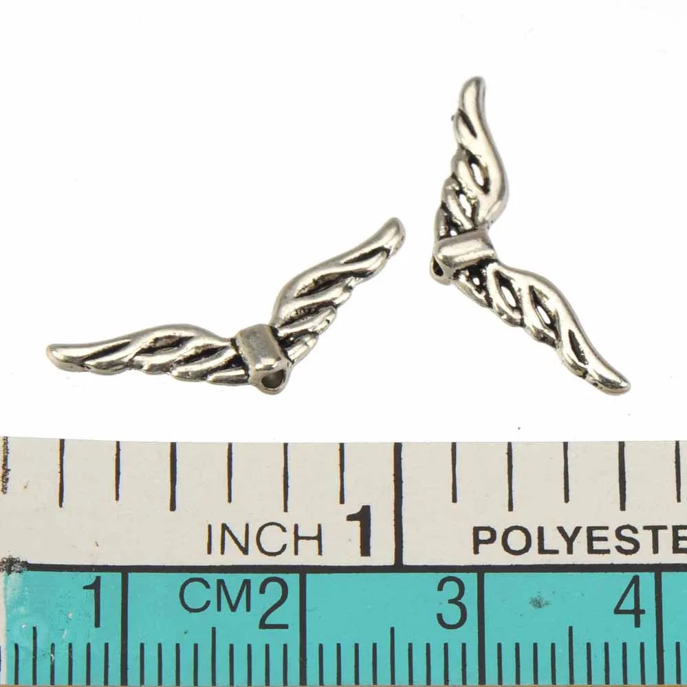 

Wing Beads Wholesale Dangles Angel Exotic Making Of Alloy Diy Charms 21mm 100pcs Fashion Ornaments Jewelry Findings Supplies