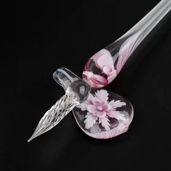 Glass Dip Pen Kit Handmade Handwriting Creation Decoration Supplies for Outdoor Traveling Sketch Portable Tool Supplies