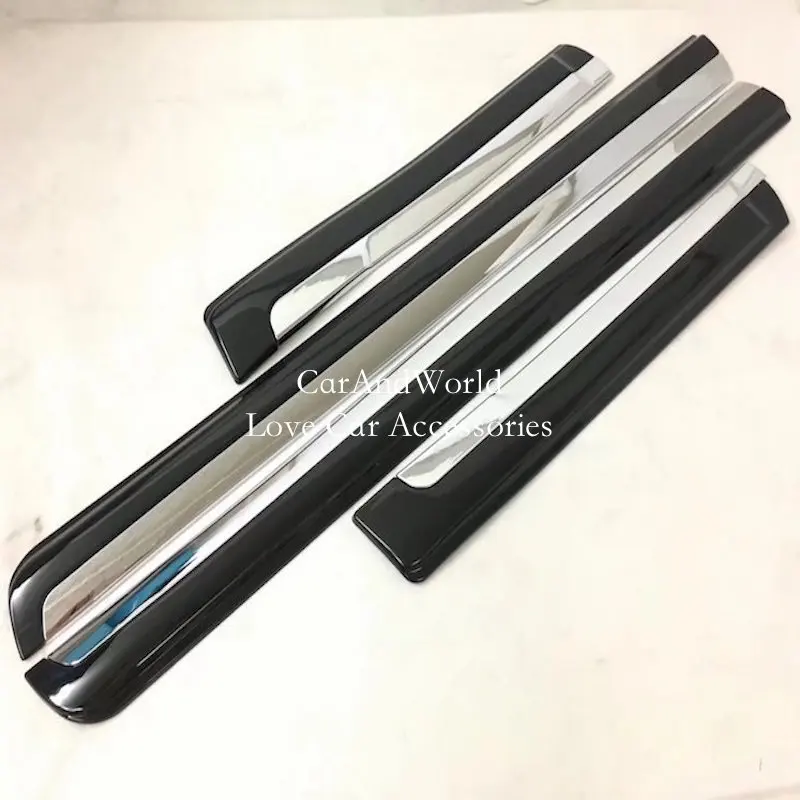 For Toyota Land Cruiser Prado FJ150 150 2010-2021 Side Door Body Molding Cover Strip Trim ABS Chrome Car-Styling Accessories