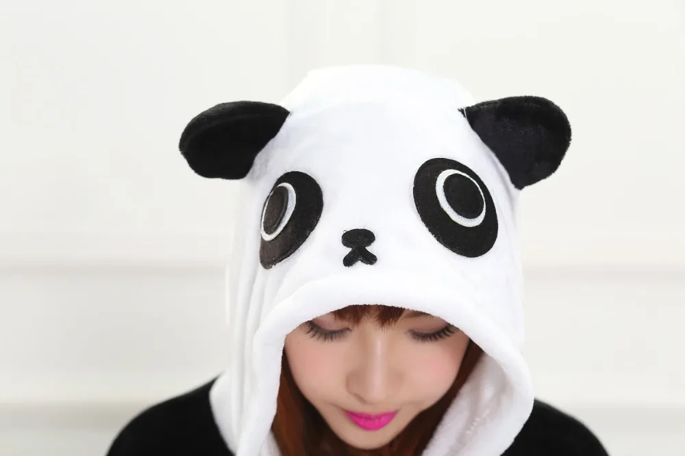 Kung Fu Panda Sleepwear Pajamas Anime Cosplay Costume Flannel Pijama Warm Winter Night Wears Pajama Sets