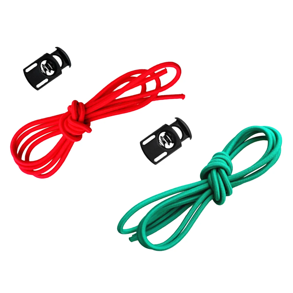 2 Pieces Strong Rubber Universal Swimming Goggles Swim Glasses/Dive Mask Elastic Strap & Cord Lock Stopper