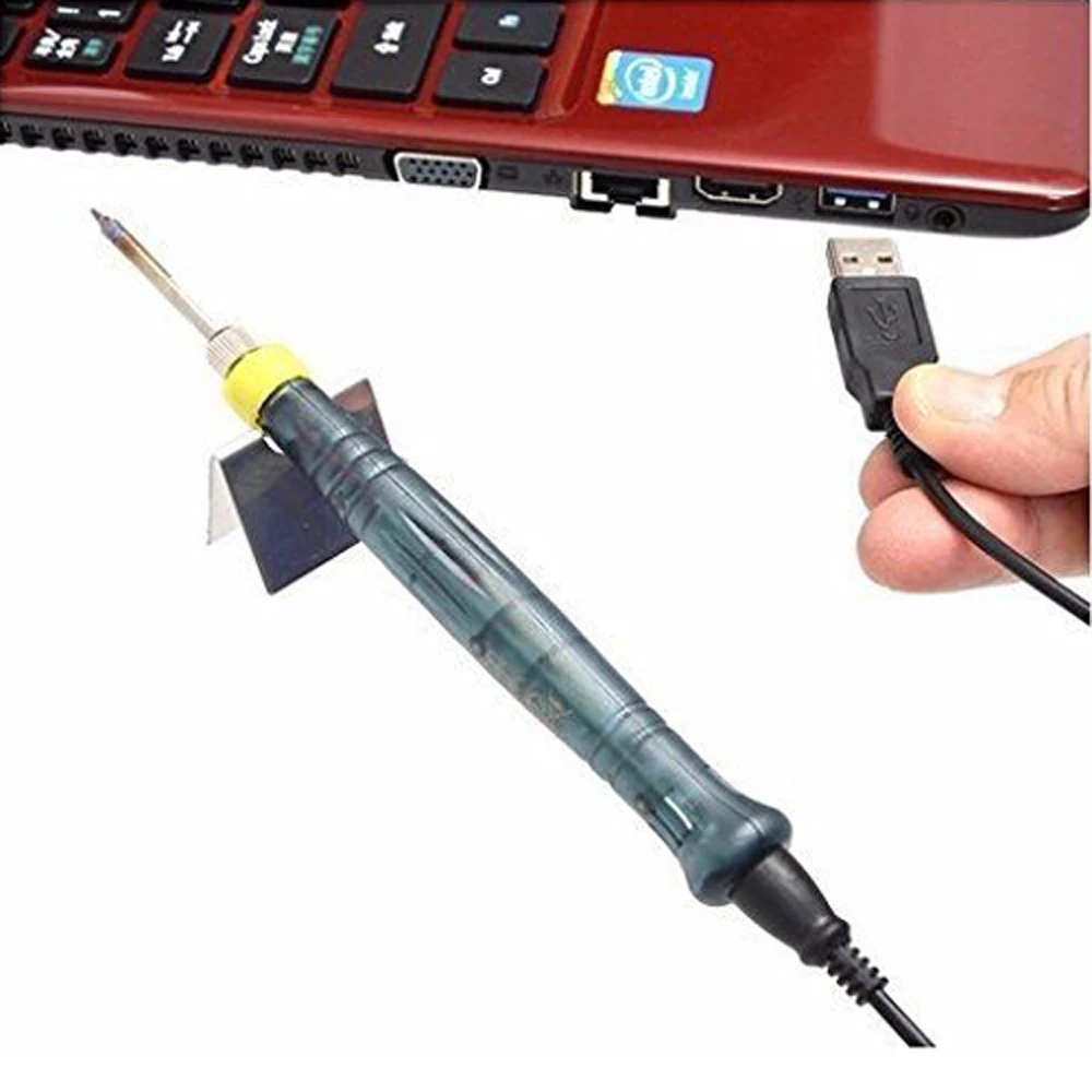 مصغرة USB سبيكة لحام كهربائي 5 فولت 8 واط محطة لحام مجموعات