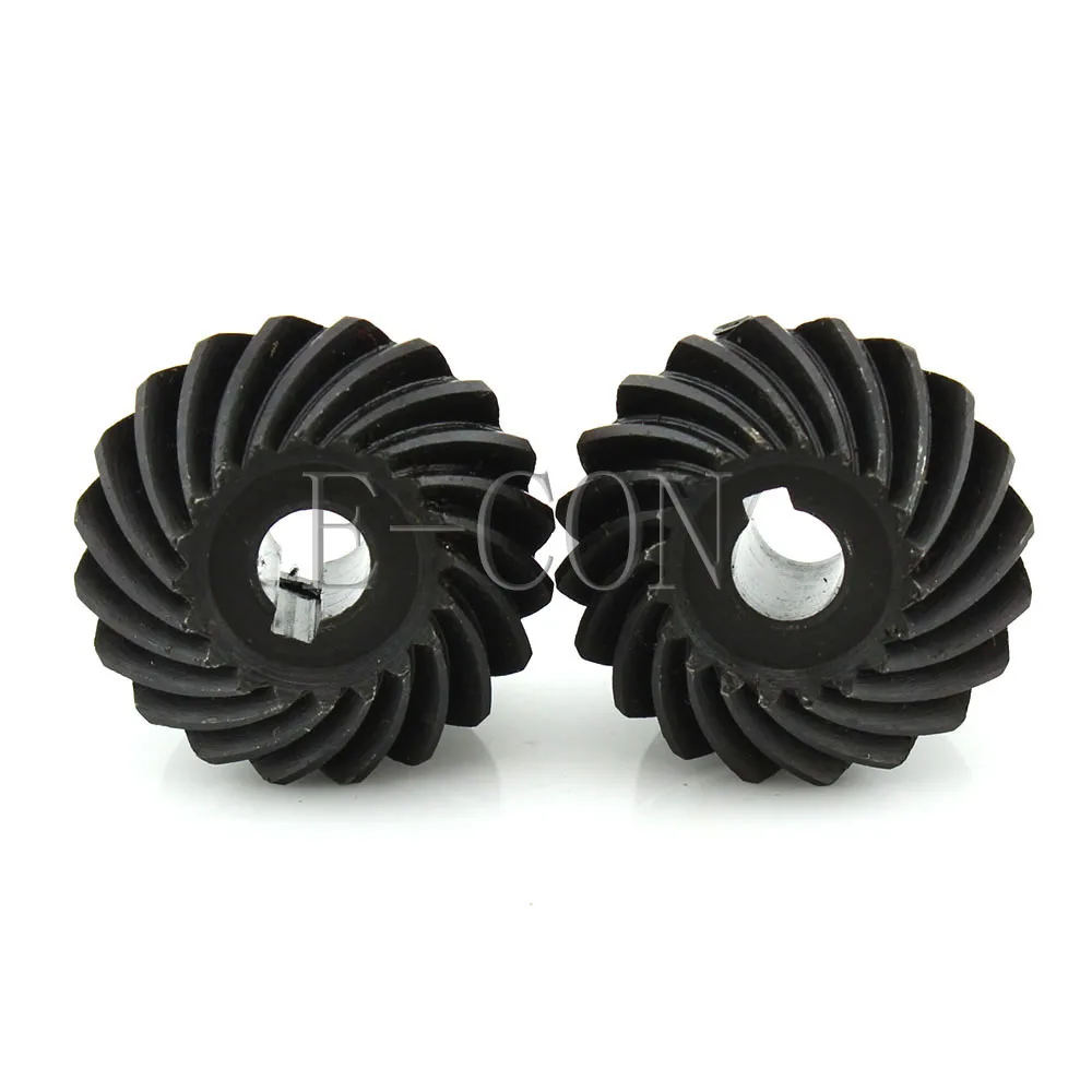 2pcs 2M20T Metal Umbrella Spiral Bevel Gear Helical Motor Gear 10mm/12mm/14mm/15mm/16mm/17mm/18mm/19mm/20mm Bore