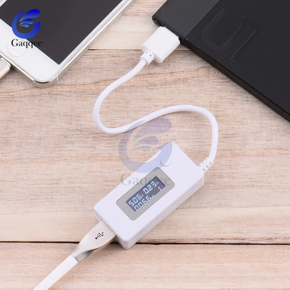 LCD Screen Mini Creative Phone USB Tester Portable Doctor Voltage Current Meter Mobile Power Charger Detector Voltmeter Ammeter