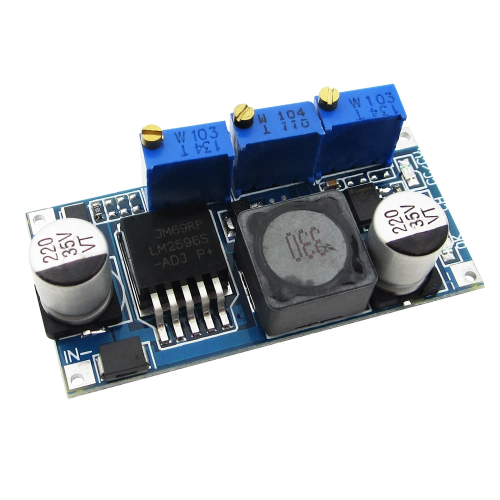 

BO-01 10PCS LM2596 LED Driver DC-DC Step-down Adjustable CC/CV Power Supply Module