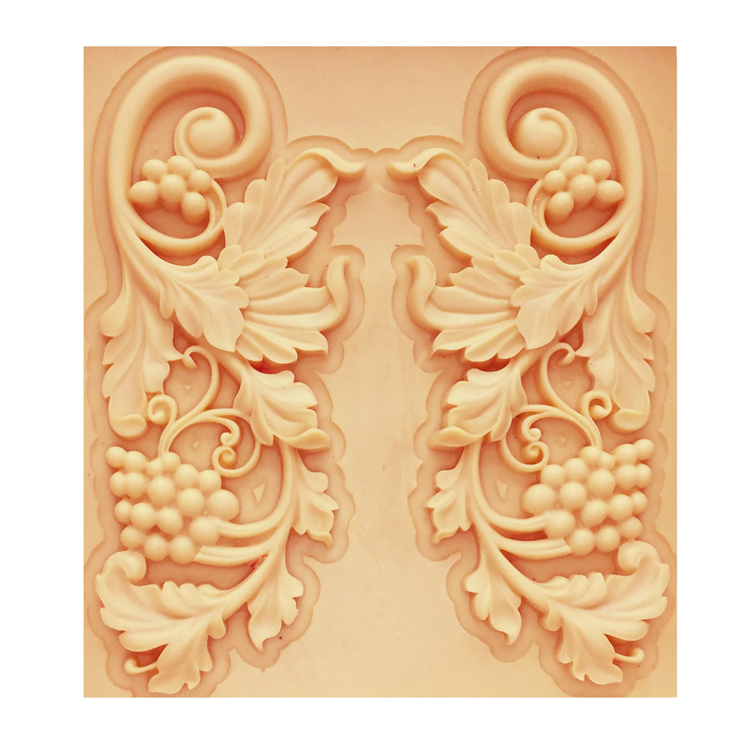 M1051 Sugarcraft Grape vine lace Silicone mold fondant mold cake decorating tools chocolate gumpaste mold