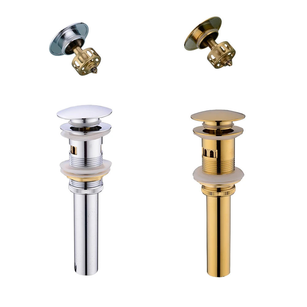 

Латунный Смеситель для ванной комнаты, раковина, выдвижная сливная пробка, фильтруемый с переливом