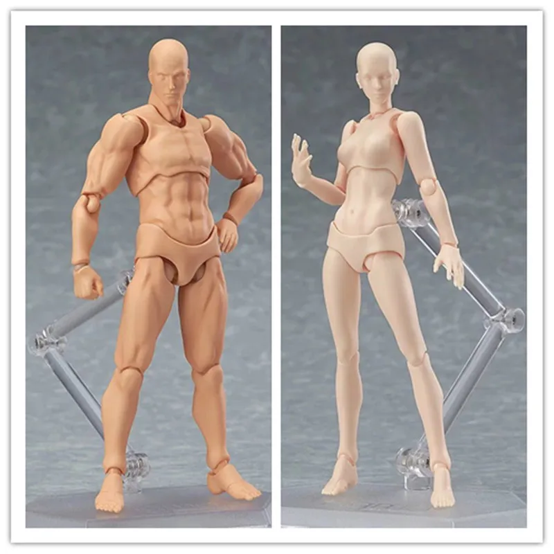 Anime Movable PVC Action Figure Model Toys Doll for Collectible 14cm Mannequin Art Sketch Draw Human body dolls