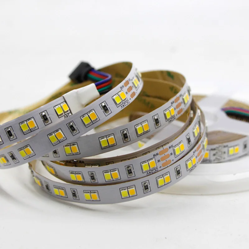 

Dim to warm CCT get warmer when brightness going down 2835 Strips light 5m a roll/ a lot 120pcs 2835smd led /M DC 24V