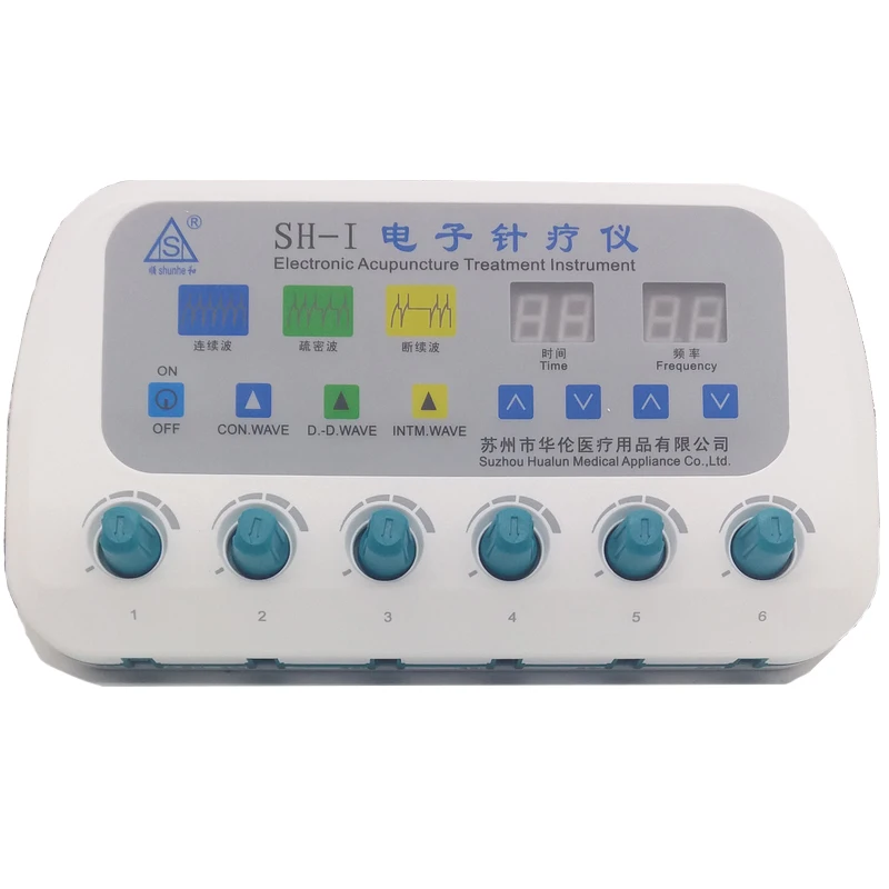 Electric Acupuncture Stimulator Machine SH-I  Massager Body Care With 6 Output Channel  Electro Stimulation Treatment Instrument