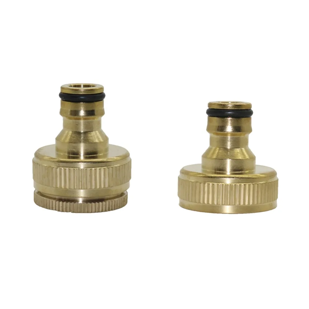 

Brass Nipple Quick connector Car Wash Irrigation Plumbing Pipe Fitting 3/4",1'' Female Threaded Joint tube Adapter 1 Pc