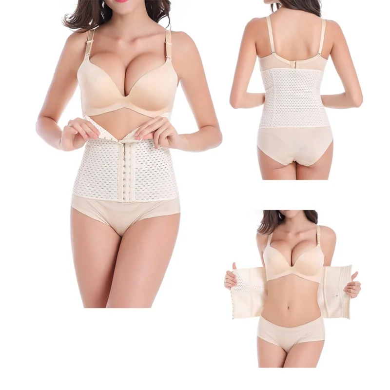 Protection Waist Trainer Corset Belt Lingerie Bodybuilding Belts Protection Waist Modeling Strap Belt Corset Black White