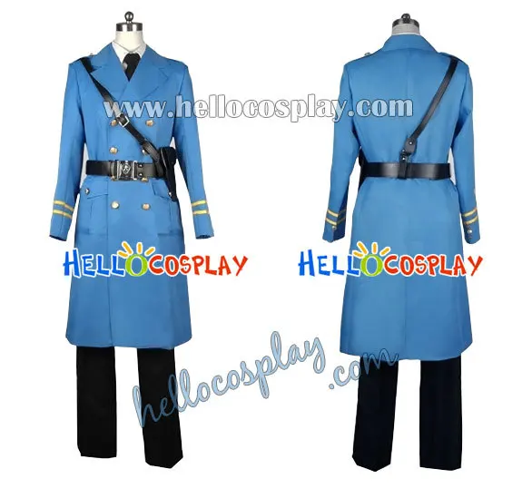 

Hetalia Axis Powers Cosplay Sweden Military Uniform H008