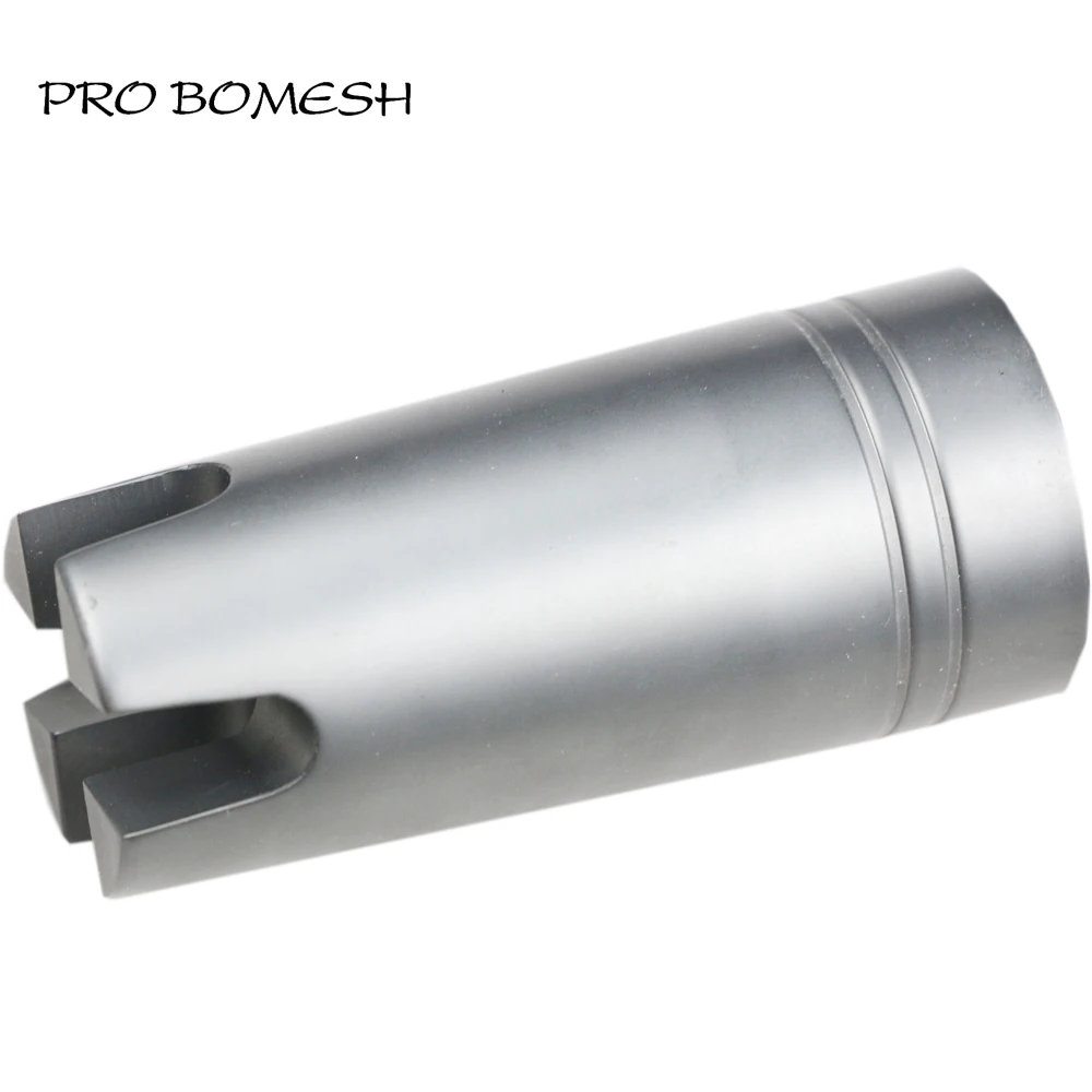 Pro Bomesh 2pcs/Lot 57.4g Aluminum Gimbal Butt Cap Fighting Butt Cap DIY Boat Rod Jigging Rod Component Repair Accessory