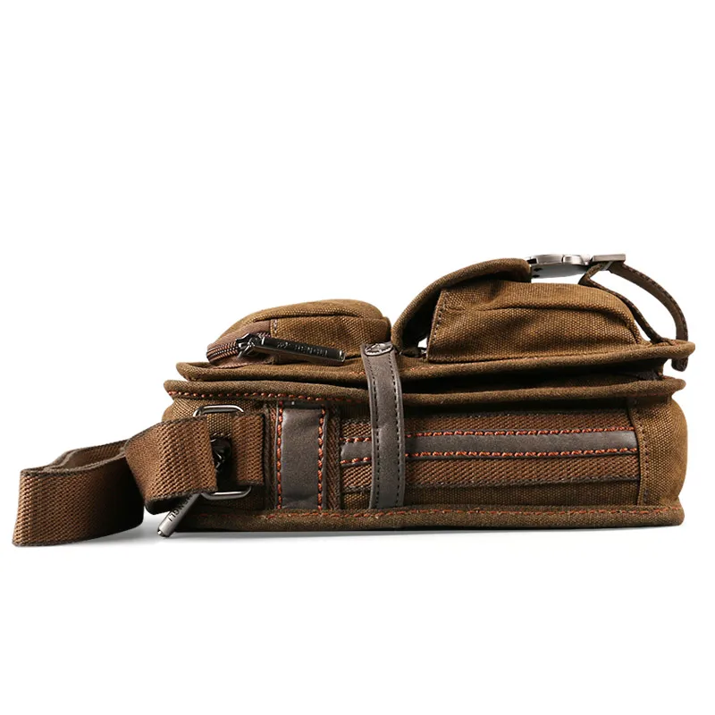 Nova venda! Versátil Canvas Messenger Bag para homens, bolsa de ombro casual, Retro Travel Bag, 2017