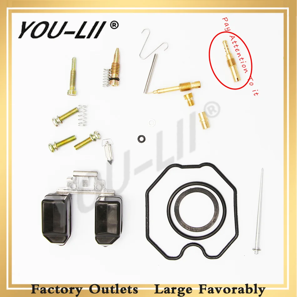 YOULII Straddle Type Motorcycle Keihin Carburetor PZ 26/27/30 Repair Kits CG 125/150/250 Carb (normal configuration)