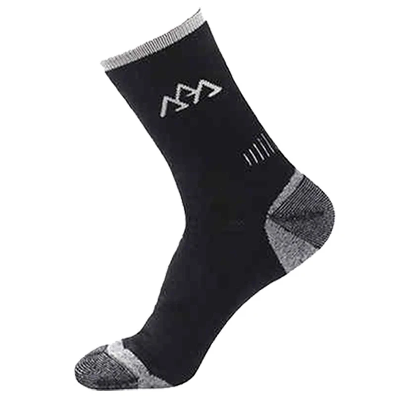 Lot de 2 paires de chaussettes 2023 laine Coolmax pour hommes, chaussettes thermiques dépistolet antes à séchage rapide, respirantes et décontractées