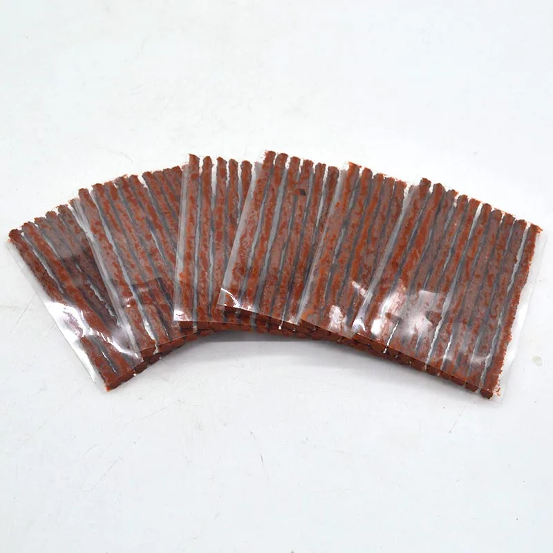 60root  4mm*100mm  Tyre Repairing Rubber Strips Tire Repair Tools A motorcycle Has No Tubeless Tires